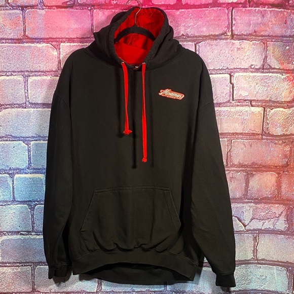 Other - Just Hoods XL Black Graphic Hoodie Delivering Good Times Pullover Sweatshirt